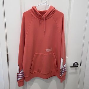 Men’s Adidas Hoodie - Salmon - XL